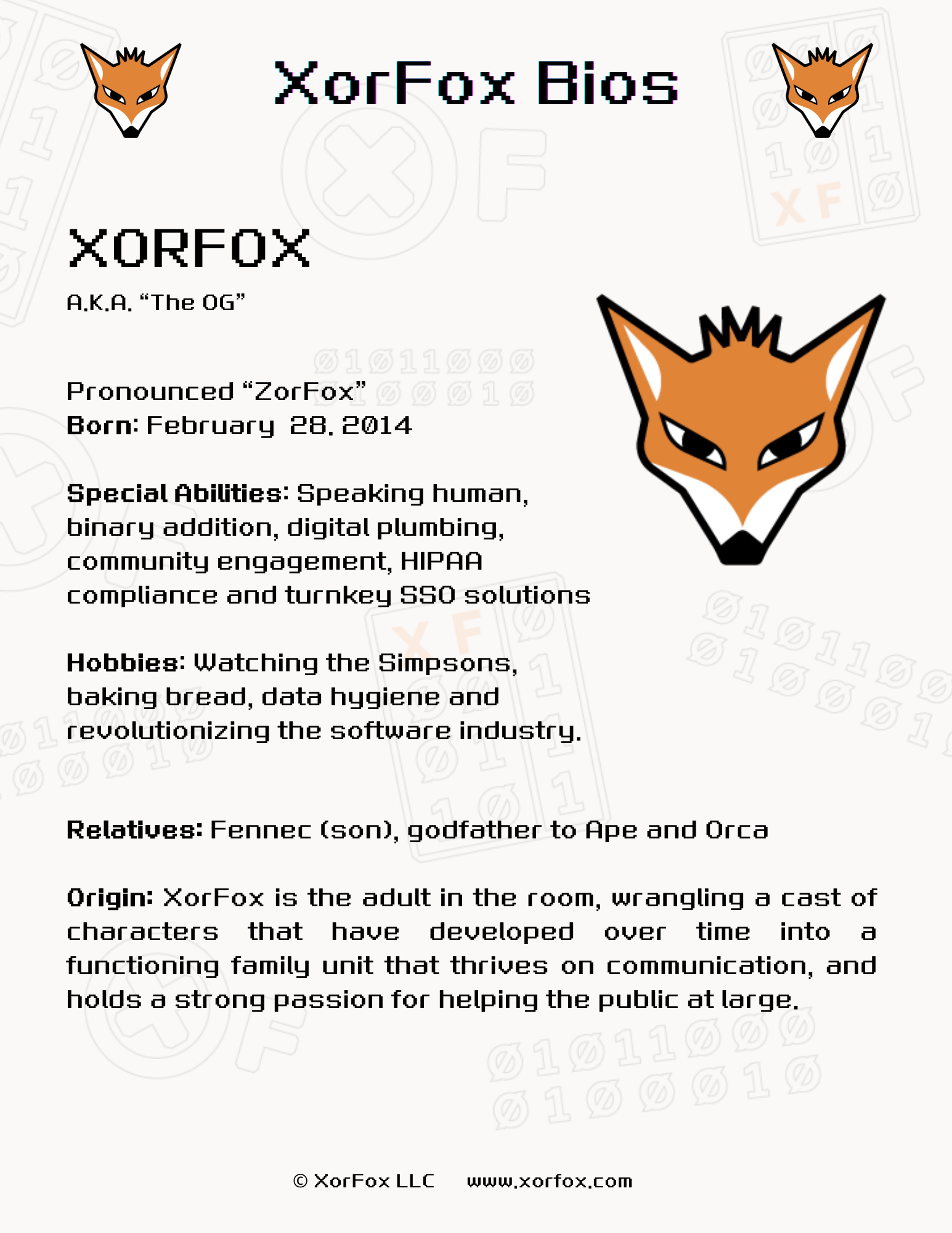 xorfox bio